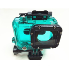 Azul, verde, cores vermelhas Habitação impermeável para Gopro Hero 3, 3+